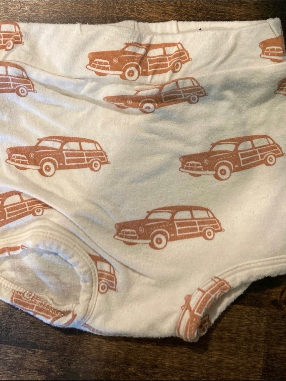 Kate Quinn cinnamon car print bummy in size 3-6 month